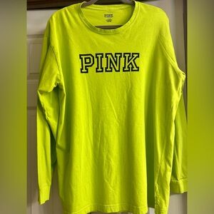 Pink Victoria’s Secret Long Sleeve w/Pink Logo
